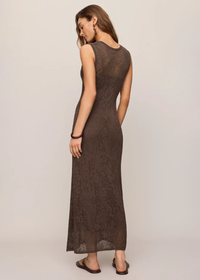 Claremont Midi Dress - Cocoa Latte