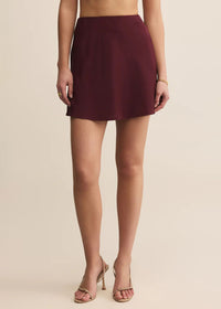 Chablis Mini Skirt - Merlot