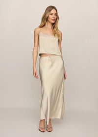 Viva Midi Skirt - Island Coconut