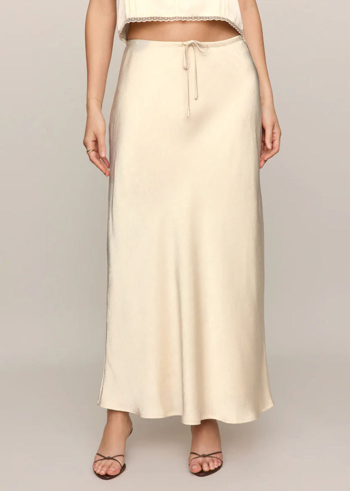 Viva Midi Skirt - Island Coconut