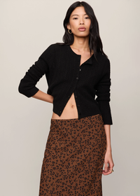 Europa Leopard Skirt - Burnt Umber