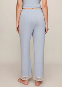 Trina Rib Pants - Skyline