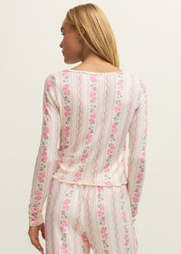 Marseille Boudoir LS Top - Vanilla Ice