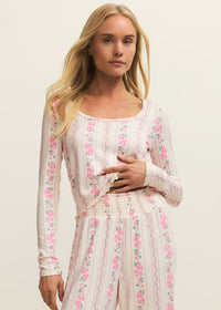 Marseille Boudoir LS Top - Vanilla Ice