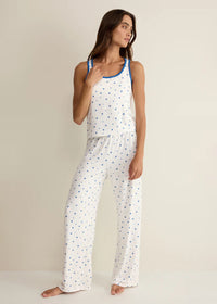 Luxe Star Pant - White