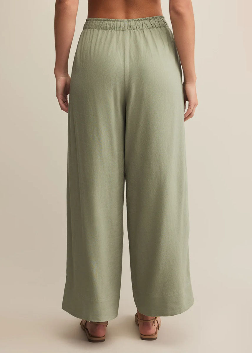 Easton Linen Pant - Avocado