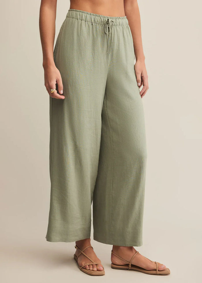 Easton Linen Pant - Avocado