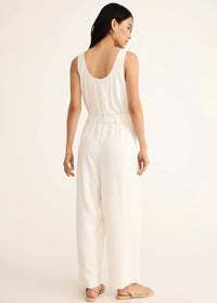 Adler Linen Jumpsuit - White