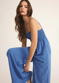 Beachside Jumpsuit - Bay Blue