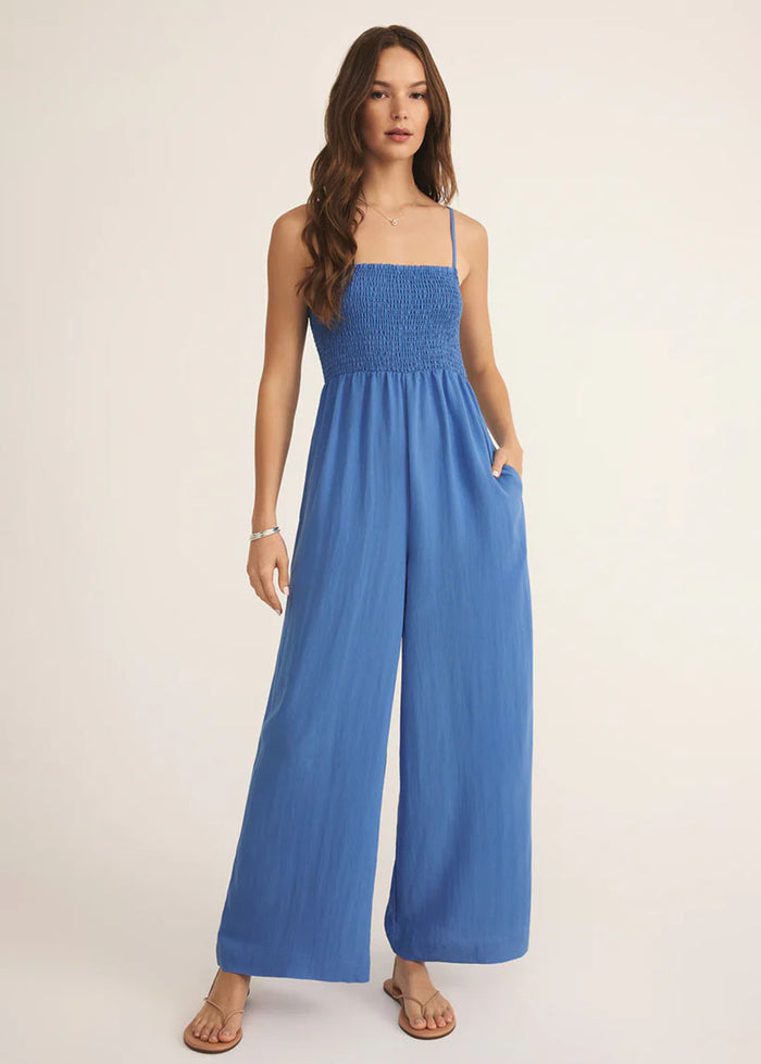 Beachside Jumpsuit - Bay Blue