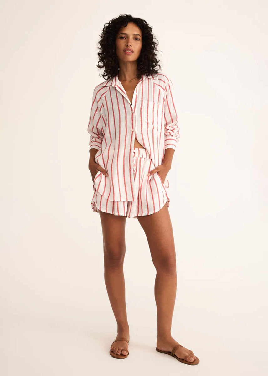 The Perfect Line Short - Cabana Red