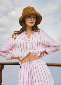 The Perfect Line Top - Spanish Rose