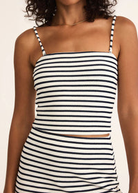 Caffari Stripe Tube Top - Eclipse