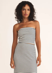Caffari Stripe Tube Top - Eclipse