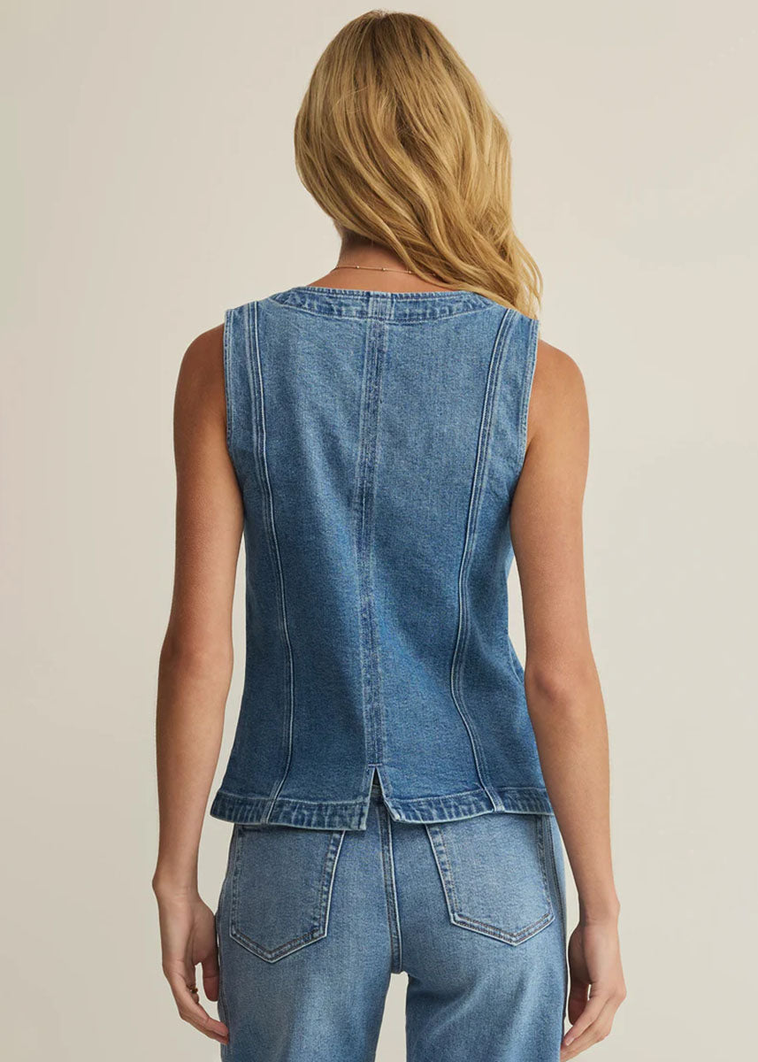 Porto Denim Vest - Eternity