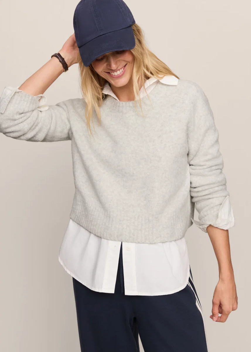 Stand In Sweater - Feather Grey