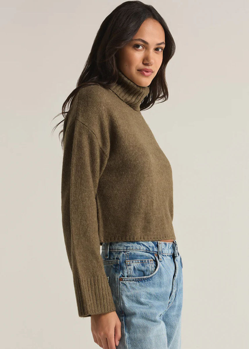 Ursa Turtleneck Sweater - Martini