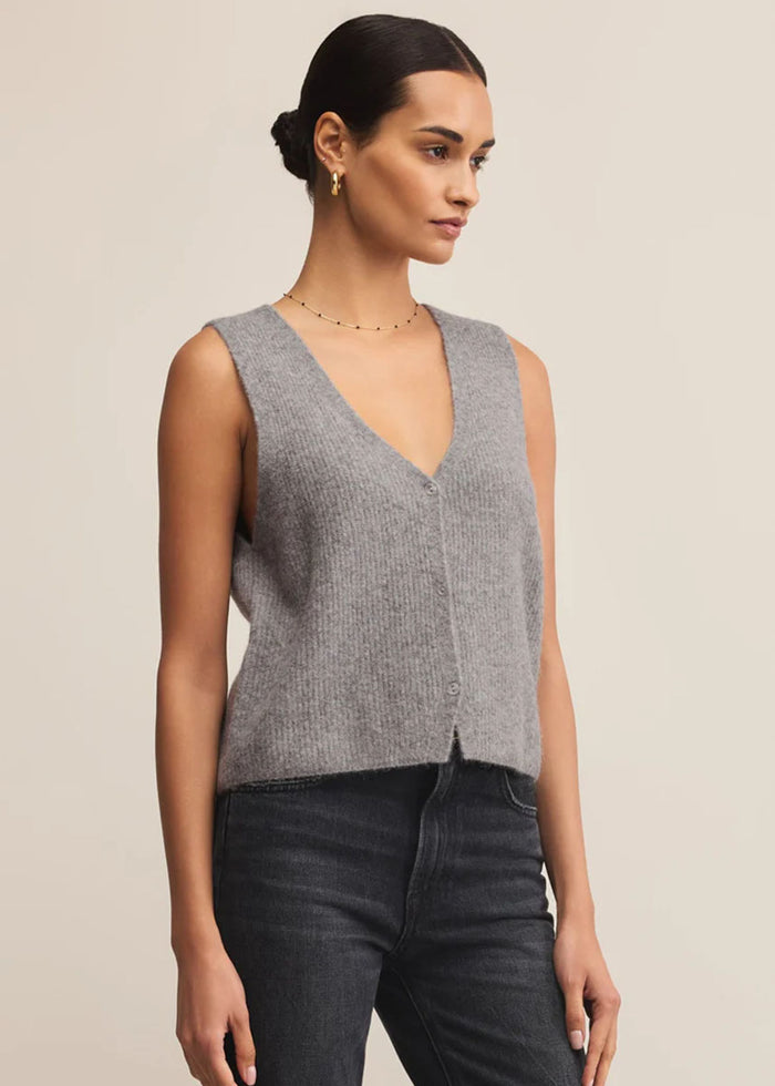 Bryce Sweater Vest - Medium Heather Grey