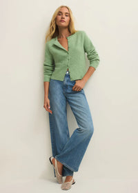 Medina Rib Cardigan - Appletini