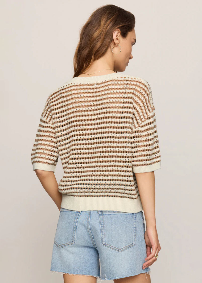Kylo Striped Sweater - Taro