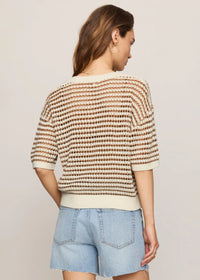 Kylo Striped Sweater - Taro