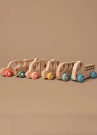 Wooden Toy Taxi