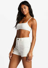 Free Fall Corduroy Short - Salt Crystal