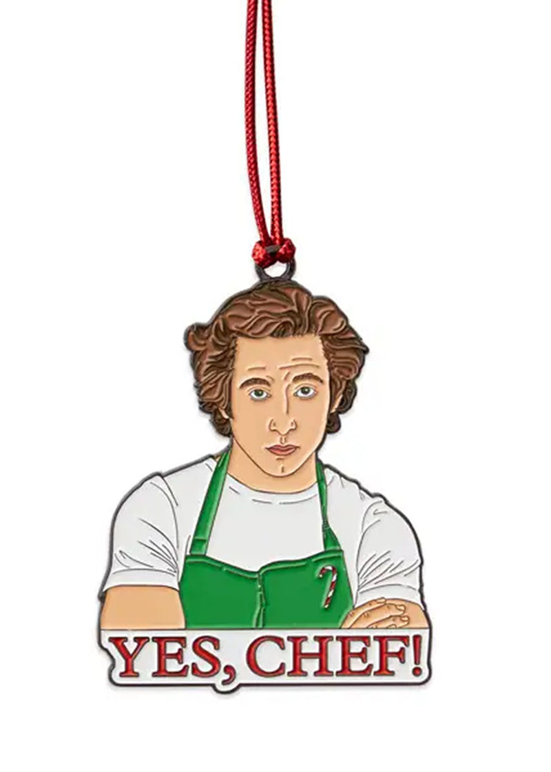 Yes, Chef! Enamel Ornament