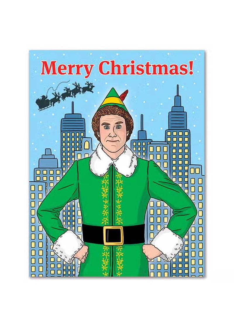 Elf Holiday Christmas Card