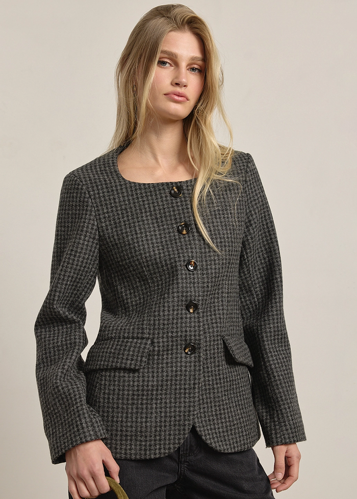 Moore Jacket - Houndstooth