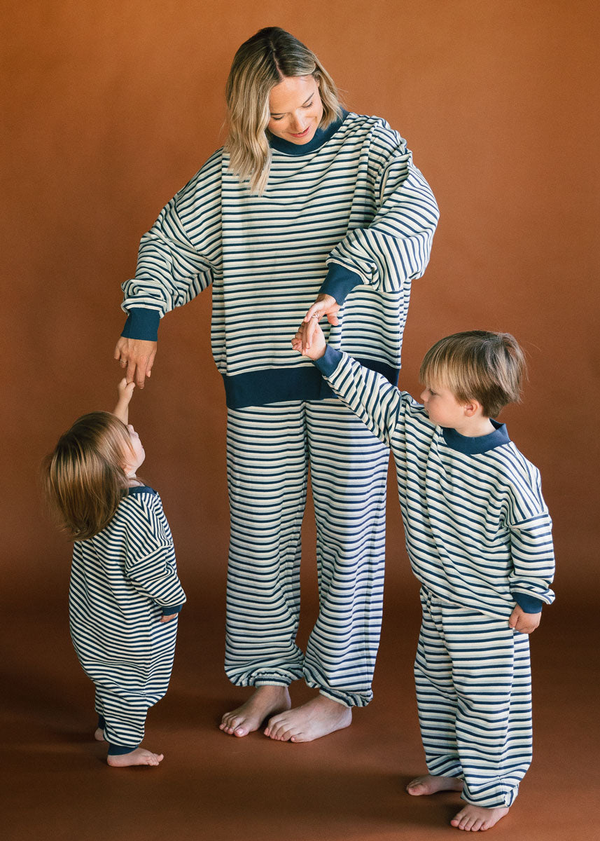 Julian Toddler Set - Blackthorn Berry Stripe