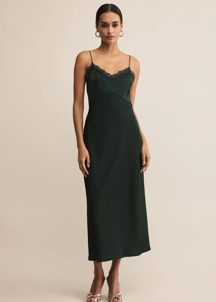 After Hours Midi Dress - Garland Green