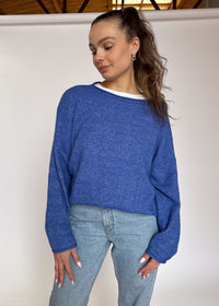 Easy Days Ahead Sweater - Royal Blue