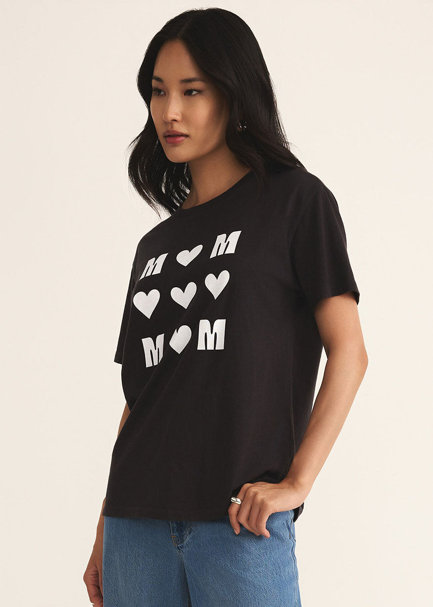 Boyfriend Tic Tac Mom Tee - Black Sands