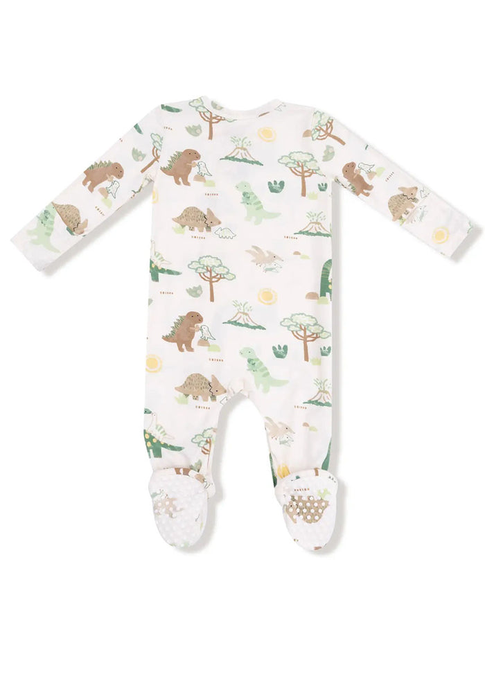 2-Way Zipper Footie - Baby Love Dinos