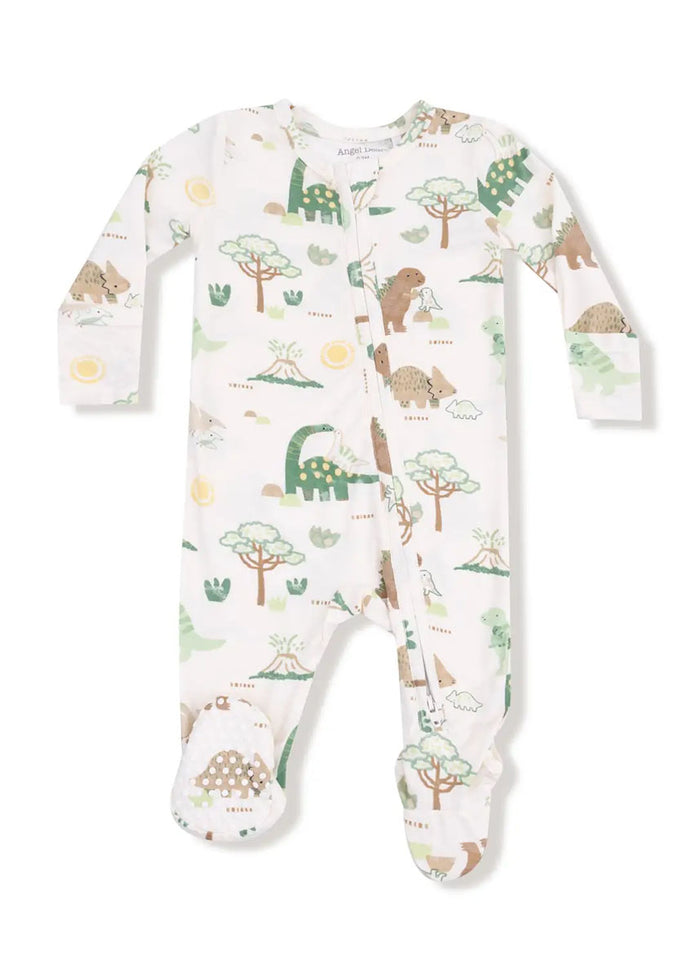2-Way Zipper Footie - Baby Love Dinos