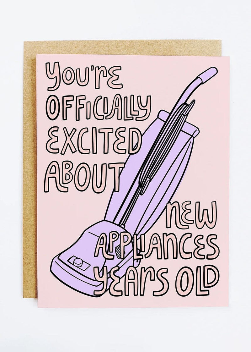 New Appliances Birthday Card