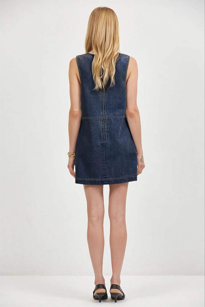 Adelin Denim Mini Dress