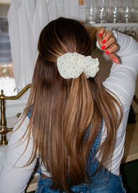 Jumbo Spotted Scrunchie