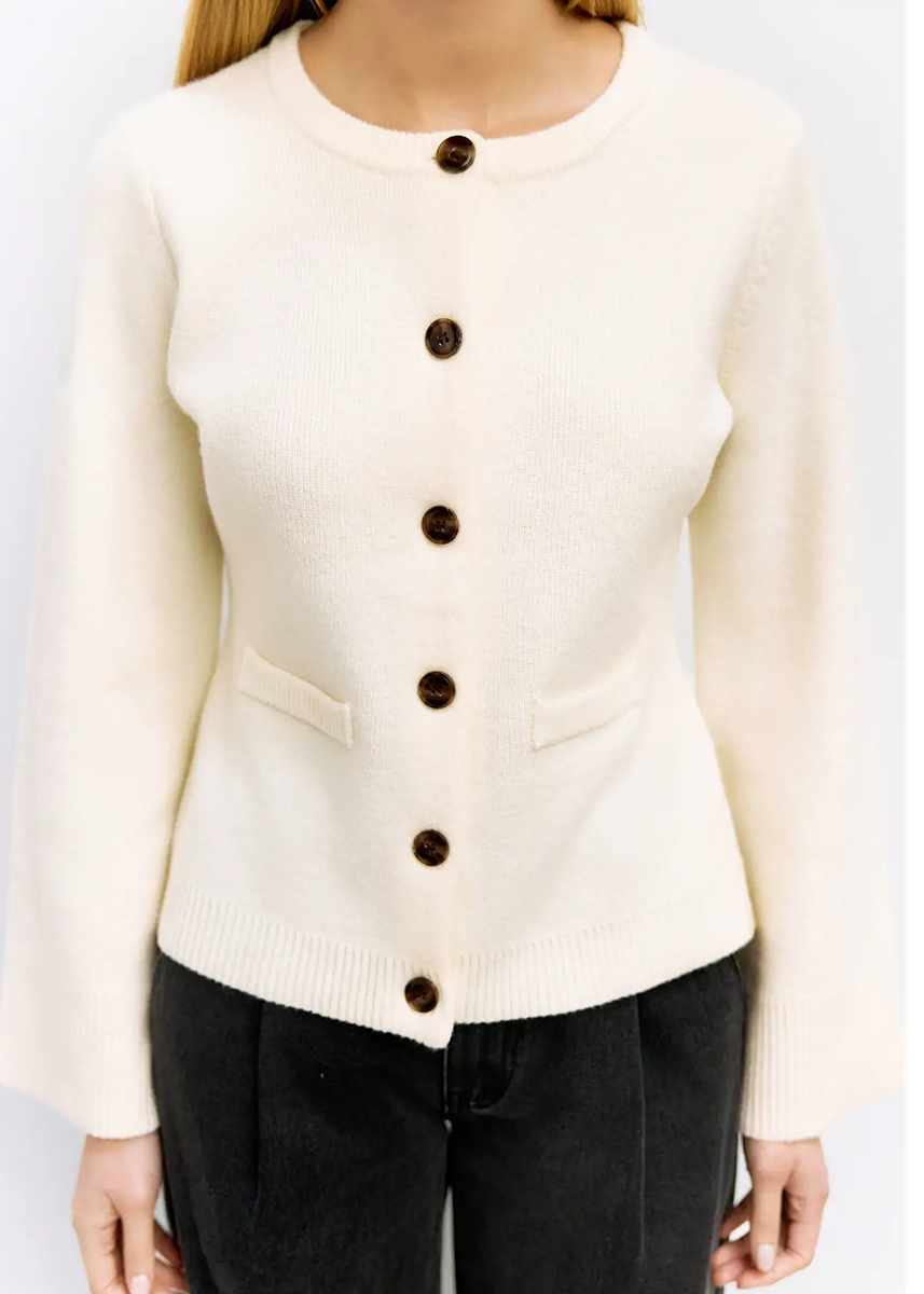The Tyler Cardigan - Cream