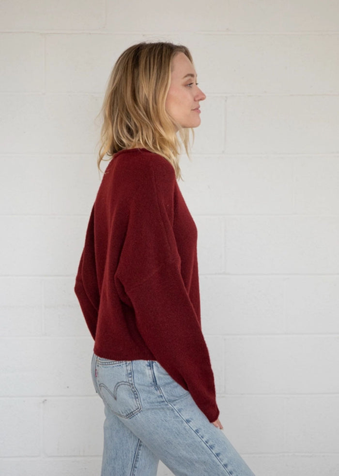Piper Cardigan - Wine