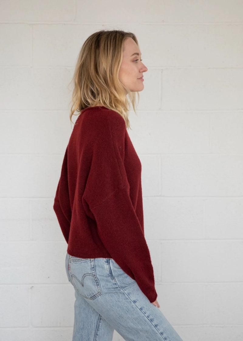 Piper Cardigan - Wine