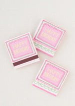 Happy Birthday Vintage Cake Matchbook