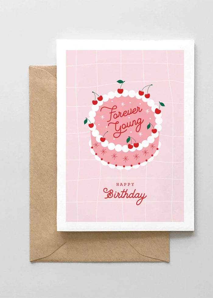 Forever Young Birthday Card
