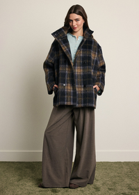 Tara Plaid Jacket - Green Plaid