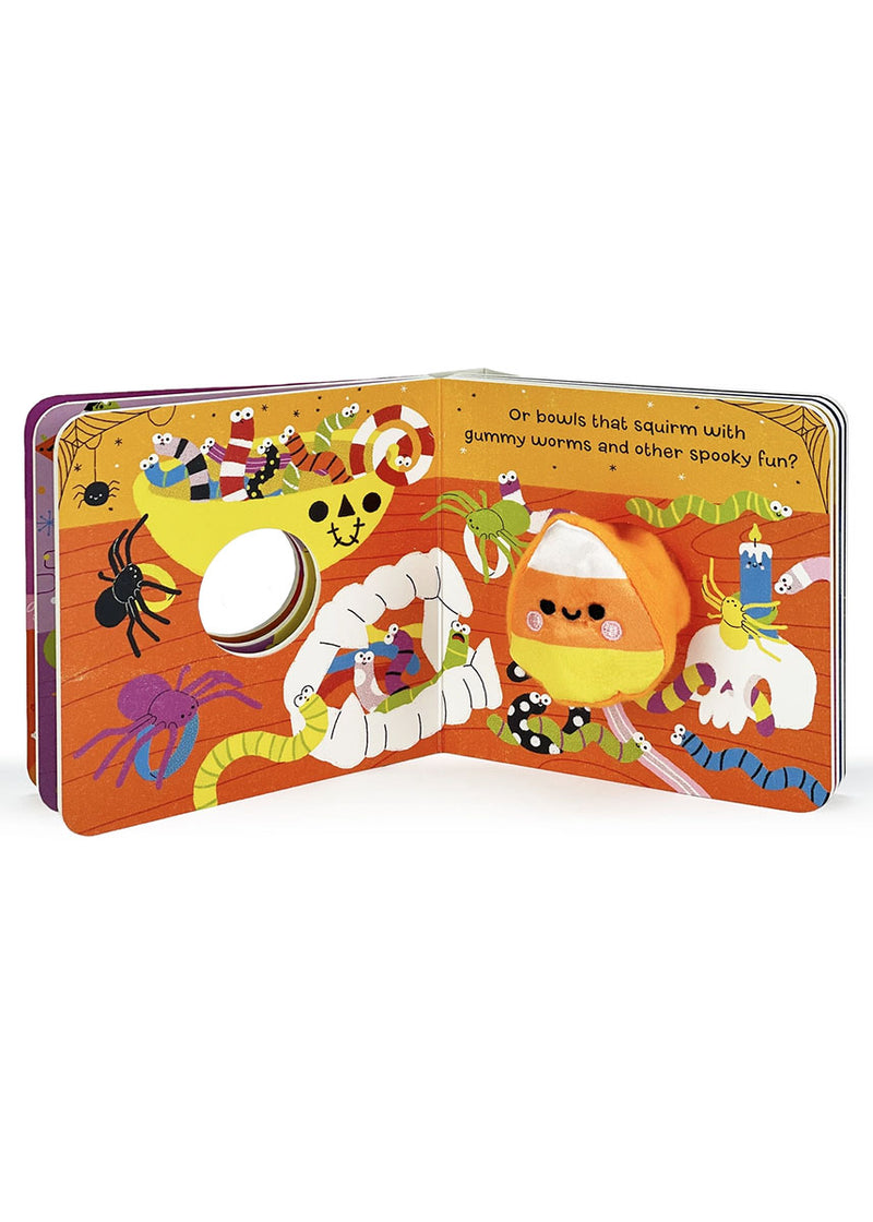 Candy Corn Halloween Lift-A-Flap Finger Puppet Board Book