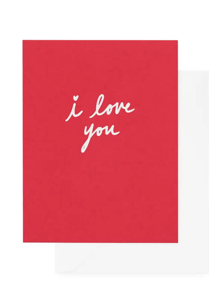 Heart I Love You Card