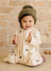 Classic Pom Baby Beanie - Olive