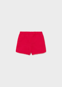 Cora Chenille Shorts - Red