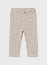 Rowen Jacquard Knit Pants - Heather Latte